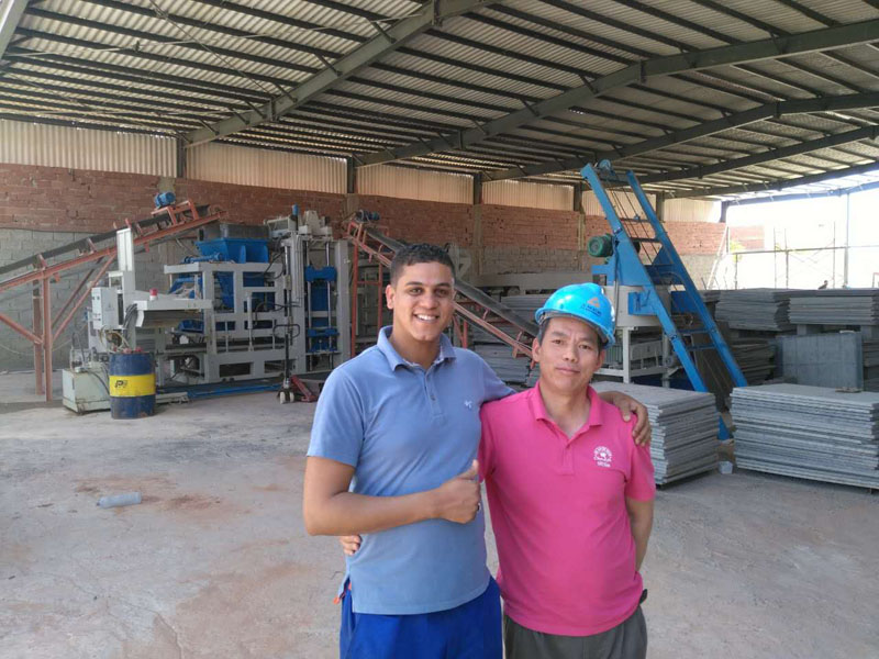 Sanlian Machinery brick machine production line landed in Abdullah, Algeria, Africa